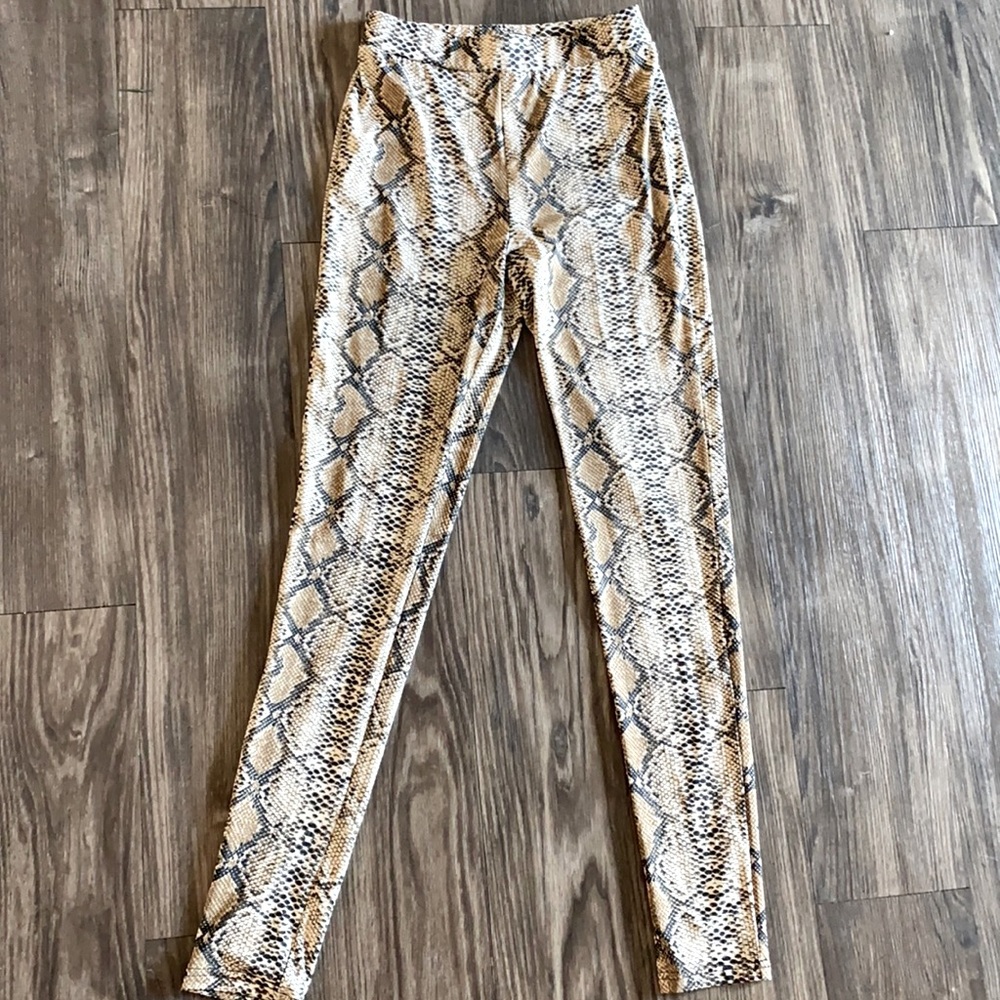Snake skin tights